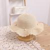 Baby Girl Sun Hat Summer Sun Protection Straw Hat Pearl Beach Bucket Hat Girls Sun Hat