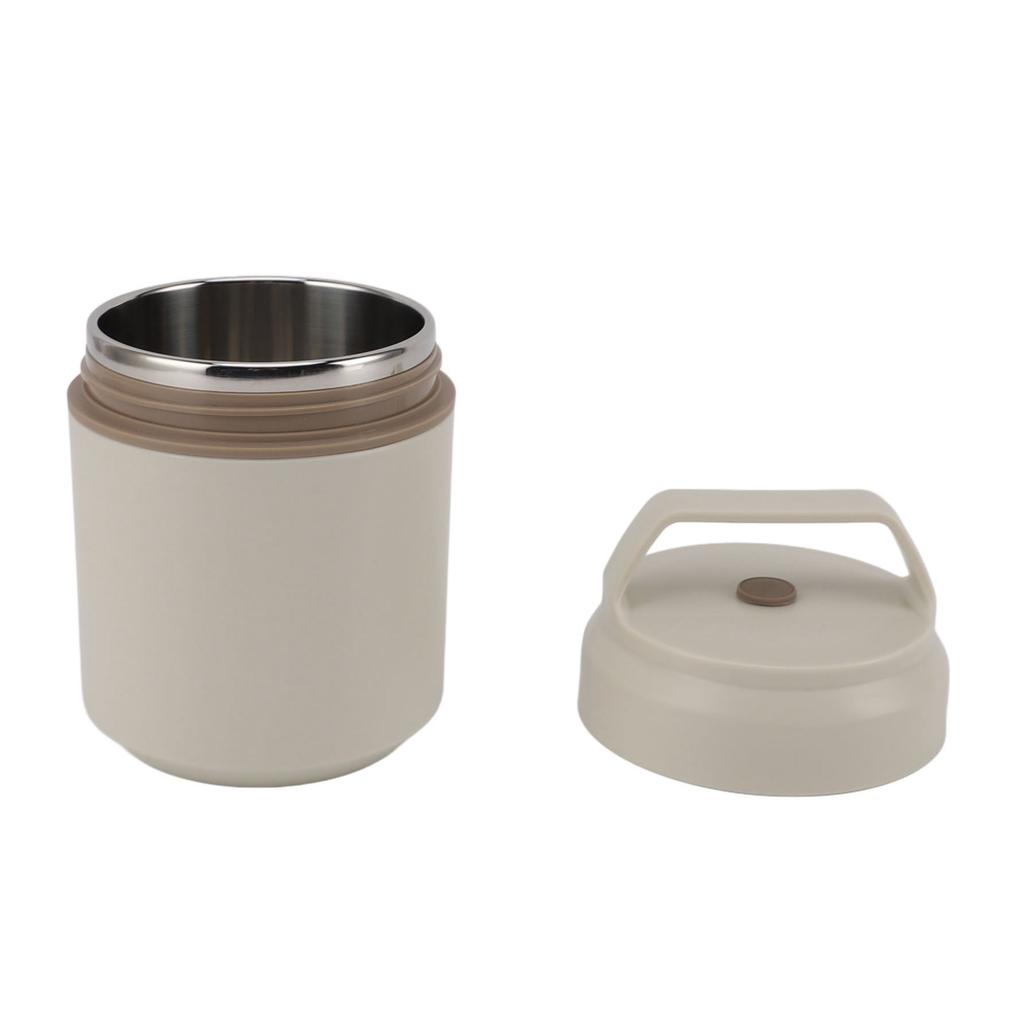 Thermal Food Container 420ml Stainless Steel Leakproof Thermal Insulation Handle Design Adult   Box for   Travel