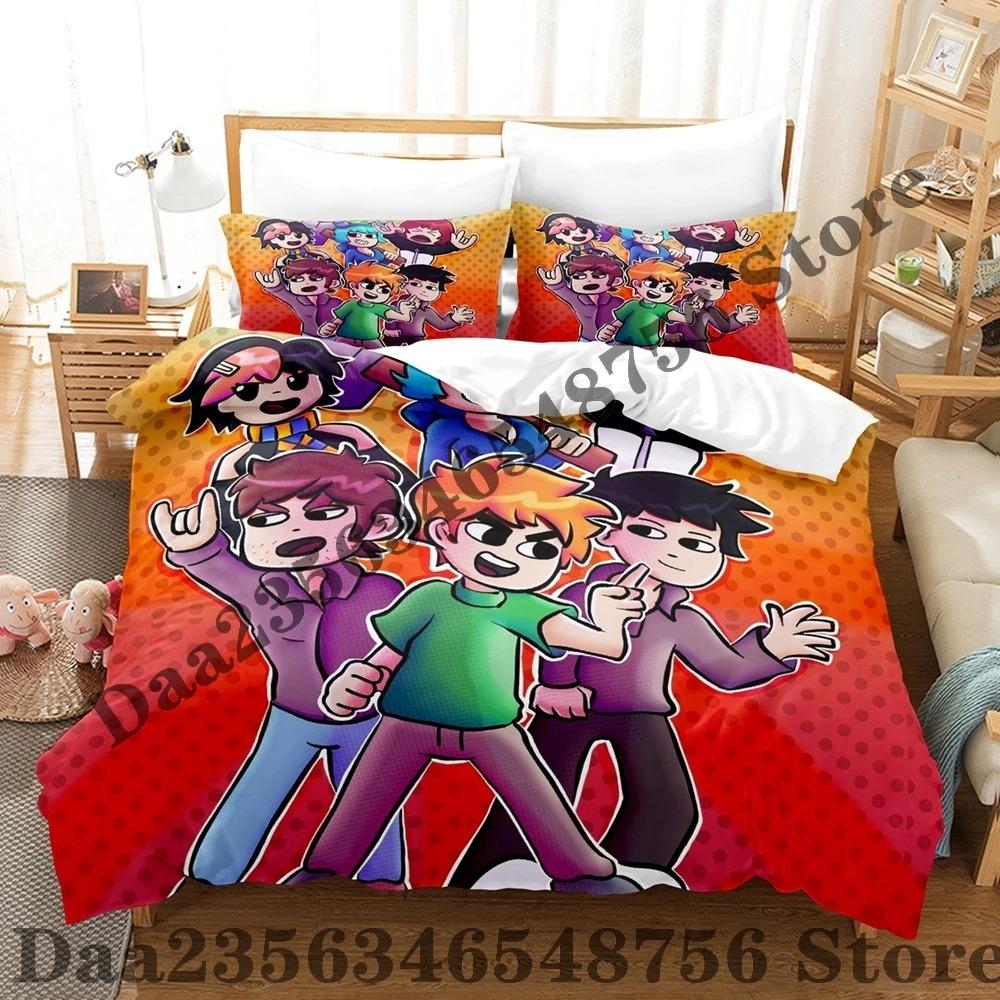 Scott Pilgrim Takes Off Bedding Set Single Twin Full Queen King Size Bed Set Adult Kid Bedroom Duvetcover Sets Bed Sheet Set