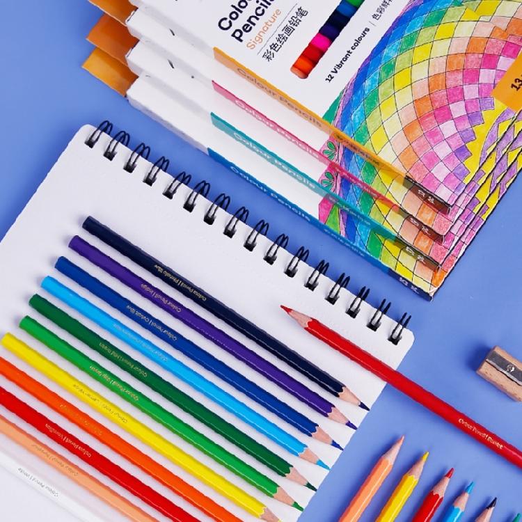 Professional Wooden Drawing Pencils Oil Based Colored Pencils for Kid Adult Coloring Book Doodling Drawing Sketching