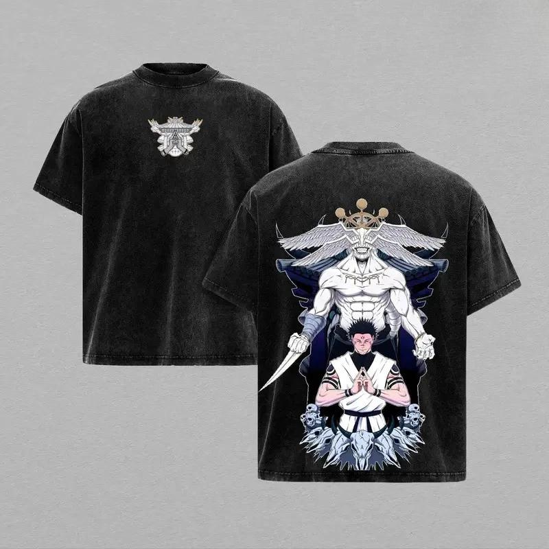 

Fushiguro Toji Jujutsu Kaisen Clothing Men Women Manga T-shirts Vintage Washed T Shirt Casual Cotton Tee Harajuku Male Tshirt S