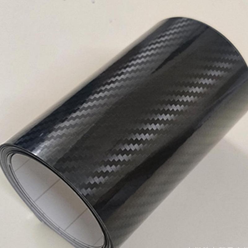 Černá karbonová vinylová fólie Samolepicí vinylová nálepka na auto DIY Snadná instalace Proti vráskám pro ochranu karoserie