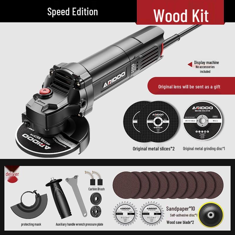 Német Multifunkcionális Sarokcsiszoló: Otthoni és ipari használatra köszörüléshez, polírozáshoz és vágáshoz.