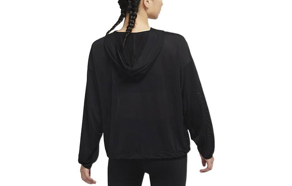 Nike Sweatshirts Women's Black Hooded Moderate Regular DA0955-010
