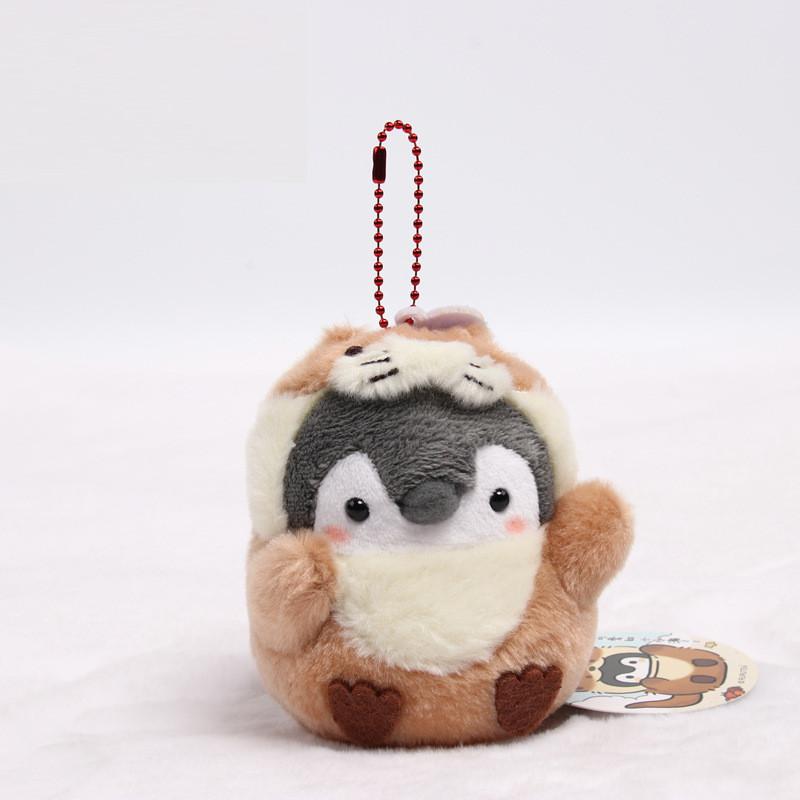 Toy Plush Penguin Keychain Pendant Stuffed Doll Cartoon Kawaii Decor Backpack