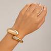 Metal Texture Smooth Water Drop Hug Bracelet Fashion Trend Spring Open Bracelet Bracelet