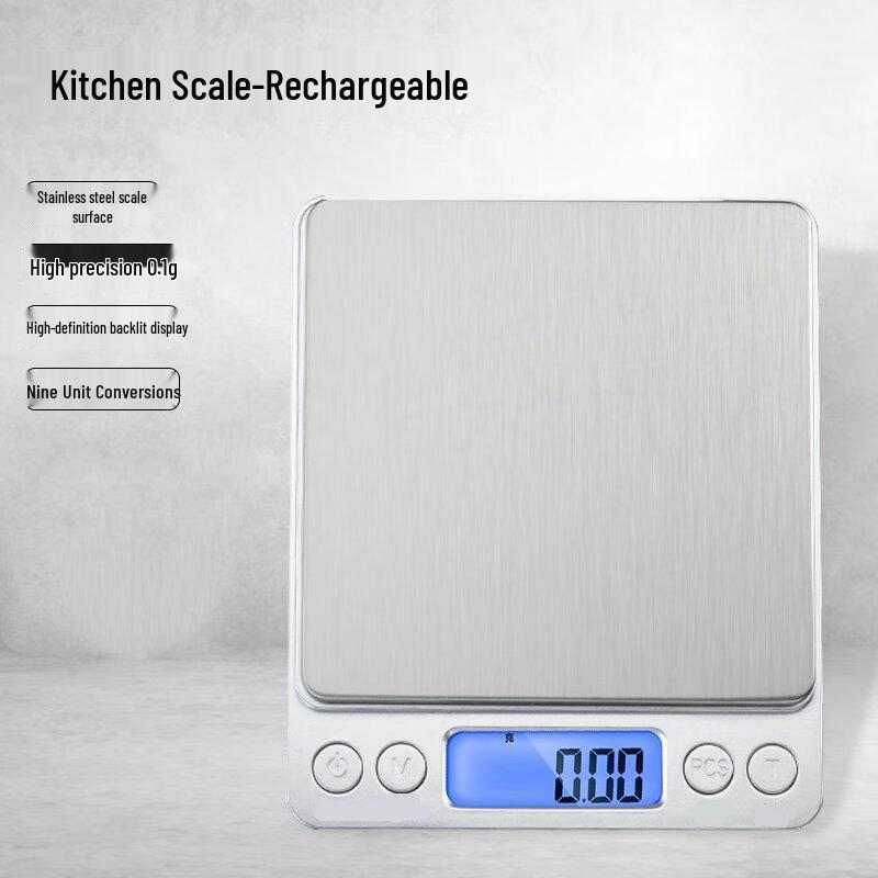 

HKY High Precision Digital Kitchen Scale 1KG/0.1g