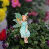 1pc Mini Fairy that attracts butterflies Garden Figurines, Resin Angel Statue Garden Figurines Fairy Statue, Garden Decoration,M
