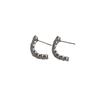 Super flash zircon earrings, high-end sense, exquisite light luxury, niche design, explosive earrings, Dongdaemun, Korea, versatile earrings.