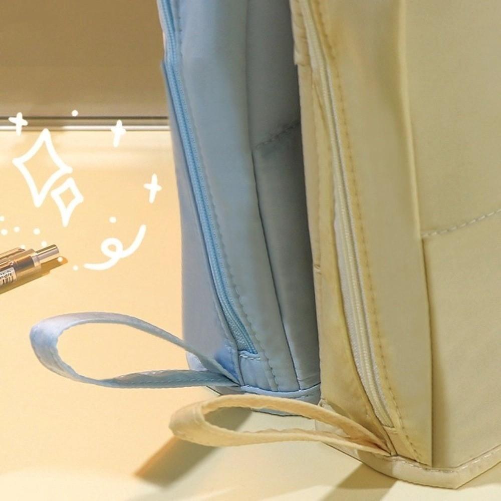 Cosmetics Storage Pen Storage Bag Large Capacity Stationary Holder Folding Pencil Case  Office Use