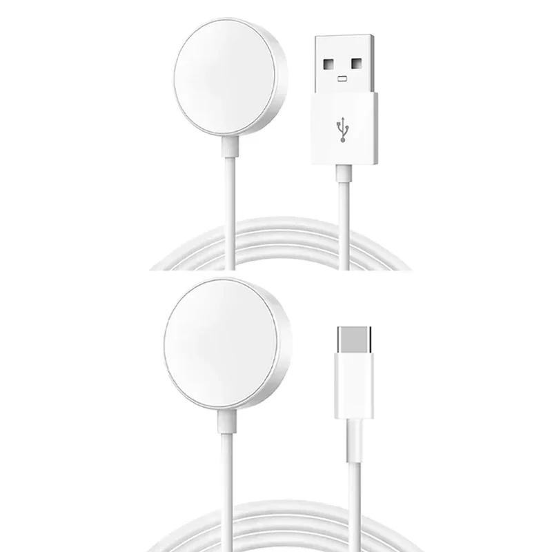 Portable Magnetic Wireless Charger For IWatch Series Ultra 2/10/9/8/7/6/SE/SE/5/4/3/2 Charging Cable For IWatch Charging