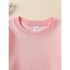 Girls' Crewneck Sweatshirt Duck with Hearts And Red Hat Machine Washable, Spring And Autumn, Sportswear And Casual Wear