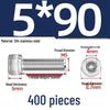 304 Stainless Steel Hex Socket Head Cap Screws, M2-M10, Extended Length