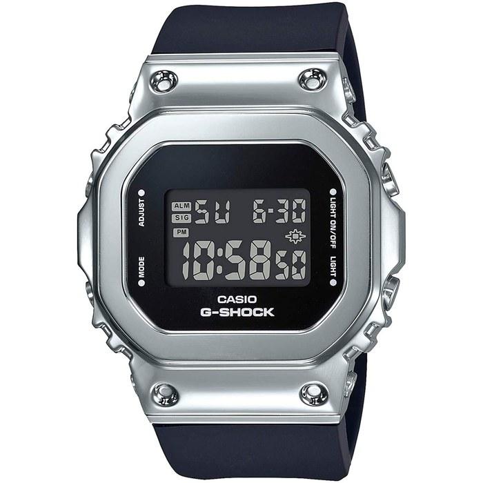 Casio G-Shock Watch Men s Digital Metal Outdoor Sports Black Silver GM-S5600-1