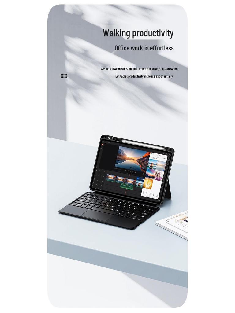 Compatible Huawei MatePad Air 12/Pro 12.2/11.5s Magic Keyboard Bluetooth Case