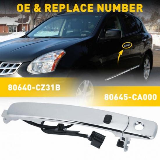 For Rogue 2010-2013 Nissan Door Front Handle Side Driver LH Left 80640-CZ31B