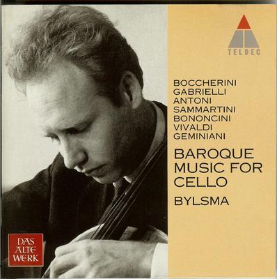 CD ANNER BYLSMA, LUIGI BOCCHERINI, DOM - Baroque Music For Cello 0630173892 TELDEC 1997 Europe Classical Used