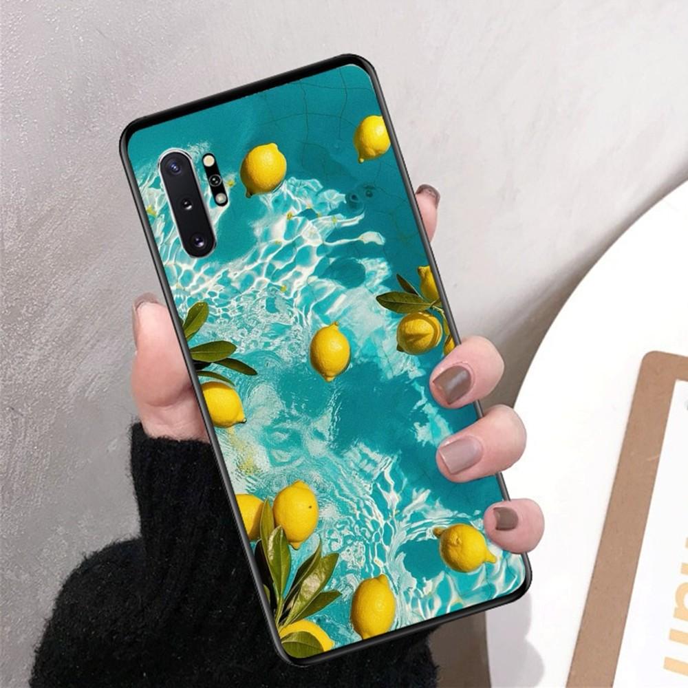 Fruit Lemon Phone Case For Samsung Note 8 9 10 20 Pro Plus Lite M 10 11 20 30 21 31 51 A 21 22 42 02 03
