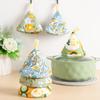 Anti-Scalding Triangle Pot Hat Floral Print Kitchen Pot Lid Sleeve Pot Hat Cover  Kitchen