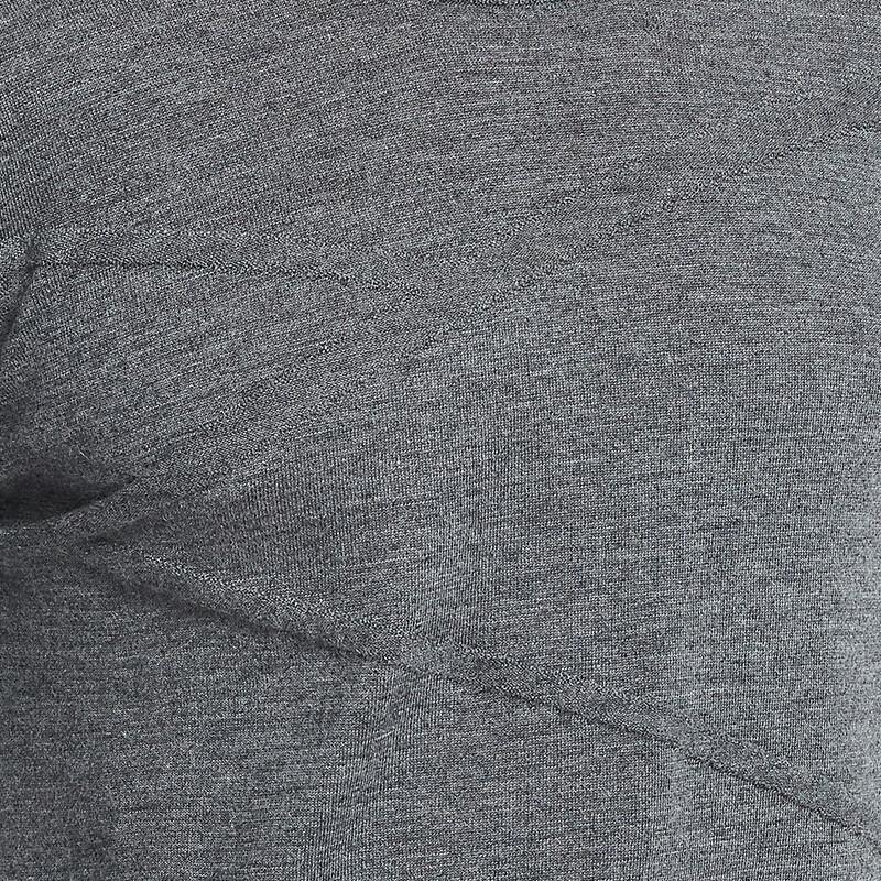 Hengyuanxiang Men's Pure Cashmere Round Neck Thin Sweater