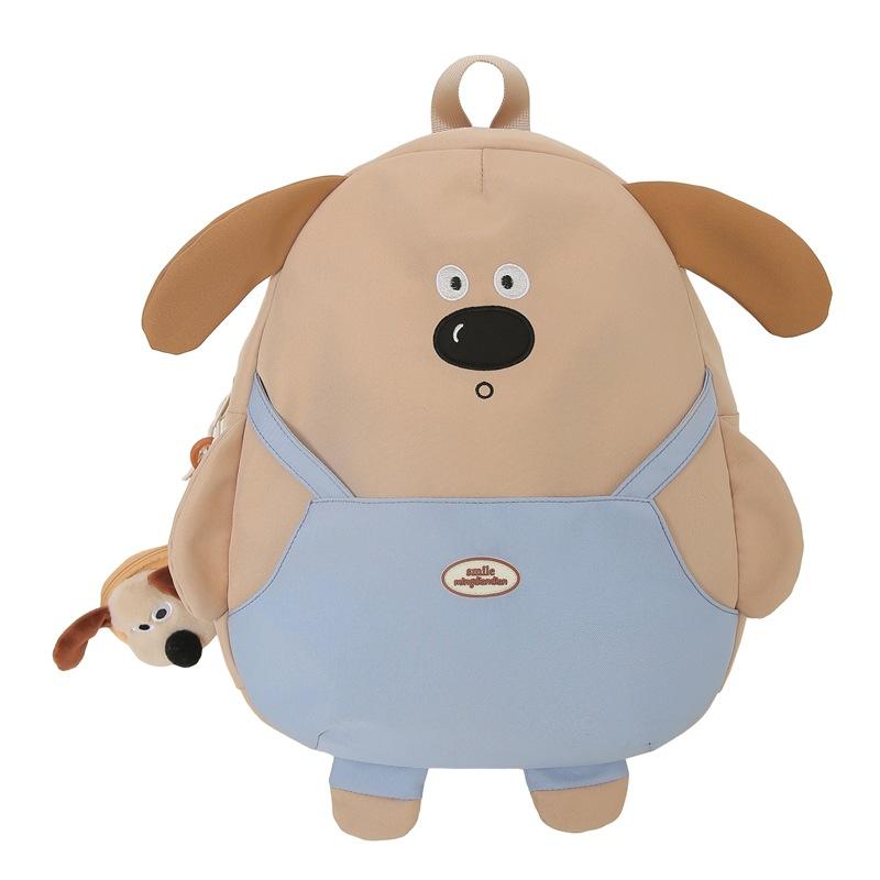 Cute High value Puppy Backpack Cartoon Junior High School Students' Schoolbags College Girls' Large Capacity Leisure Class Backpacks