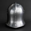 Handmade Italian Medieval Barbuta Helmet Perfect for Renaissance Fair, Cosplay, LARP, Halloween Costume Authentic Steel Armor Replica