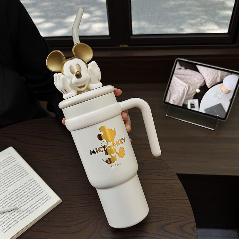 

OLOEY Strawberry Bear & Mickey 900ML Insulated Tumbler
