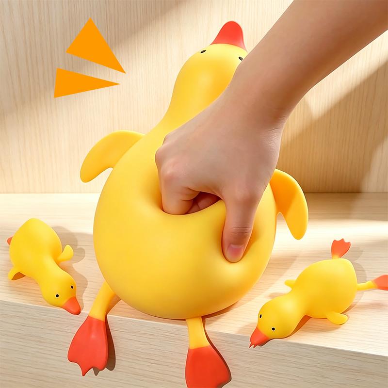 Squishy Antistress Duck Goose Fidget Toy Cute Animal Vent Decompression Stretch Toy Soft Squeeze Stress Relief Toy Gift for Kids