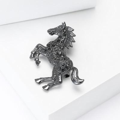 1 kus Unisex 4-barevná Elegantní smaltovaná zvířecí brož Pins Luxusní brože Silný kůň pro ženy Dárky