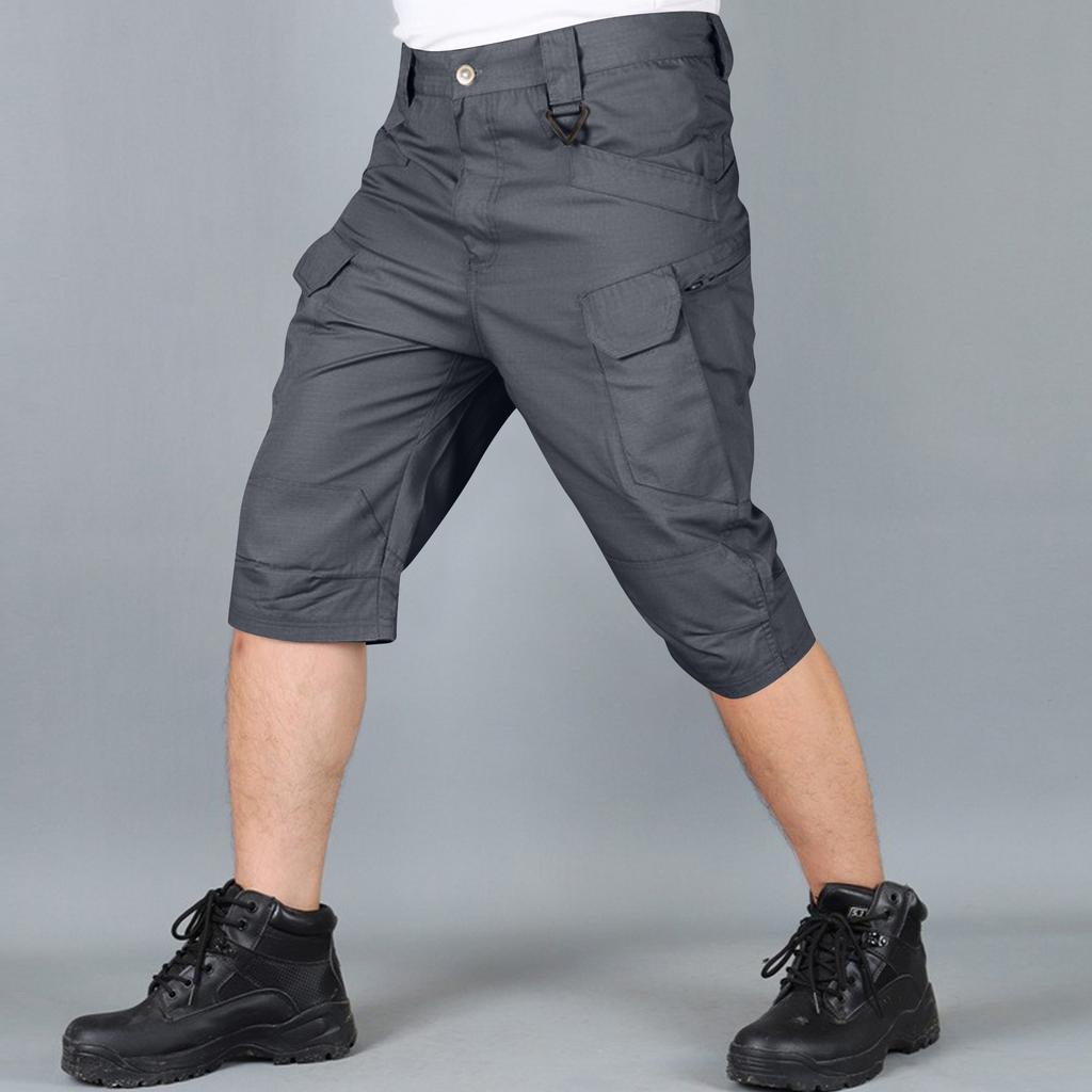 Men's Cargo Shorts Loose Fit Casual Hiking Shorts Outdoor Fishing Shorts With Multi Pockets