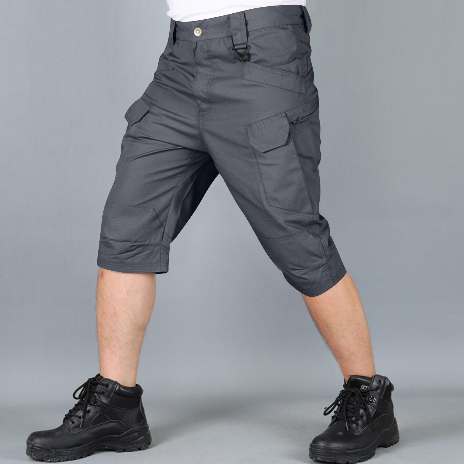 

Mens shorts casual design with functional pockets suitable for mens cargo shorts and cargo shorts for men jean shorts men style camo pants men look XXL