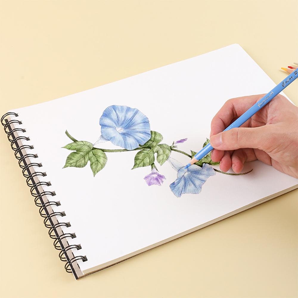 1PCS 30 Sheet A3/A4/A5 Watercolor Sketchbook Paper for Drawing Painting Color Pencil Book School Artist Supplies High Quality