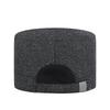 Men's Winter Hat Middle-Aged and Elderly Cold-Proof Warm Flat Top Hat Cashmere Ear Protection Cotton Hat