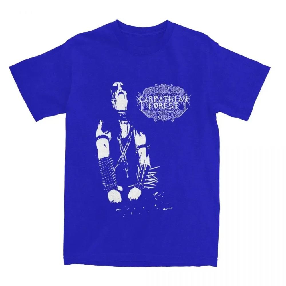 Men Women's Shirts Carpathian Forest Black Metal Band Merchandise Vintage Cotton Short Sleeve We're Going to Hell for ThisShirts