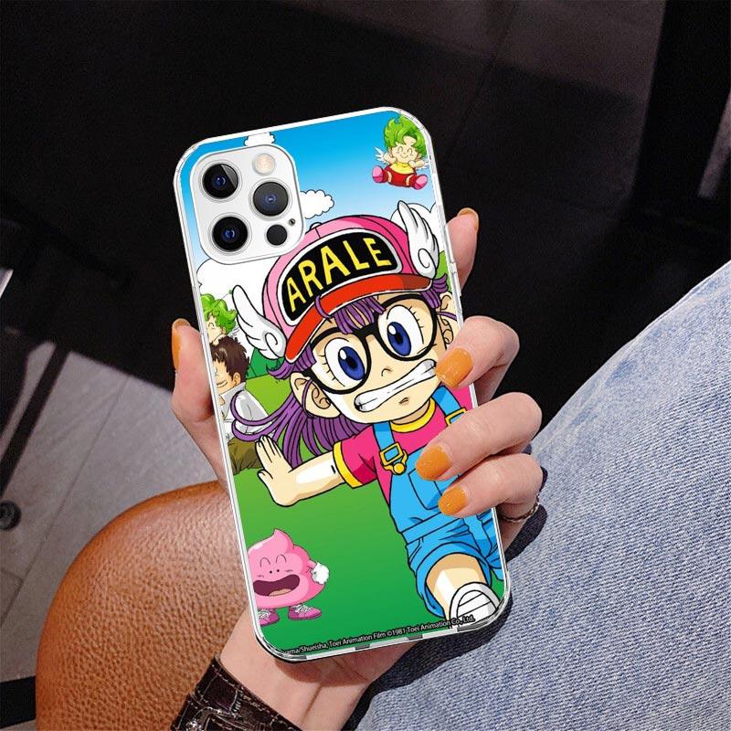 Dr Slump Arale Anime Phone Case For iPhone 17 Air 16 Pro Max 16E 15 + 14 Plus 11 12 13 Mini 7 8 SE Gift Print Cover Fundas 16 Pr