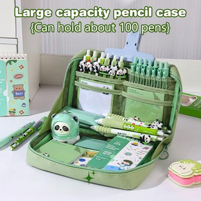 12 Layers Large Capacity Pencil Case Good Looking Multifunctional Classification Storage Stationery Storage Bag 1Pc