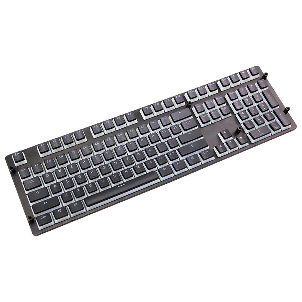 RGB 143 Keycaps ANSI Layout PBT Pudding Double Skin Milk Shot Backlit Keycap For Corsair K70 K65 Mechanical Keyboard