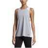 Nike Logo Print Slim Fit Sports Tank Top Women Tops Gray 862775-012