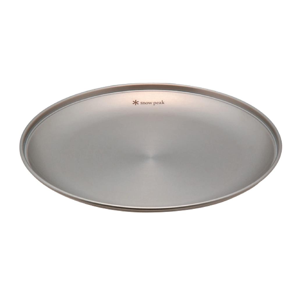 Snow Peak Stainless Steel SP Tableware Plate L TW034