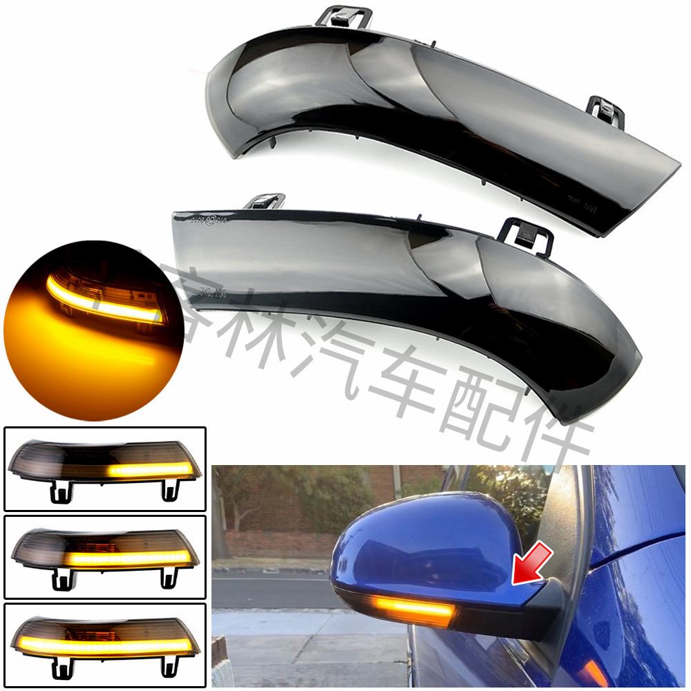 Volkswagen Golf 5 Jetta Passat Sharan Yellow LED Flowing Rearview Mirror Turn Signals