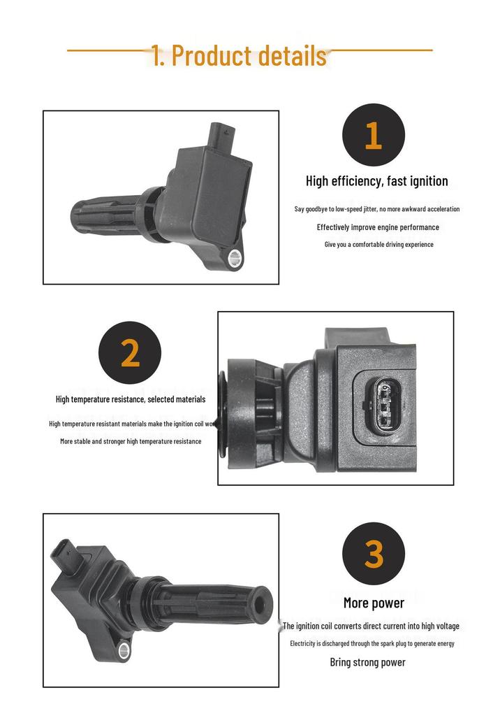 Ford Escape/Explorer 2.0T Ignition Coil JX6E12A366AB