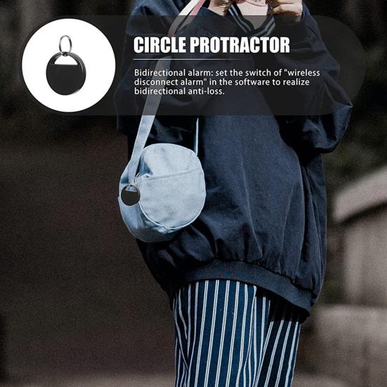 Two Way Separation Alarm APP Control Selfie Function Smart Tracker with Metal Ring Loud Sound Bluetooth-compatible 5.0 Key Finder