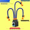 Adjustable Magnetic Base Air Nozzle with Universal Gooseneck Tube