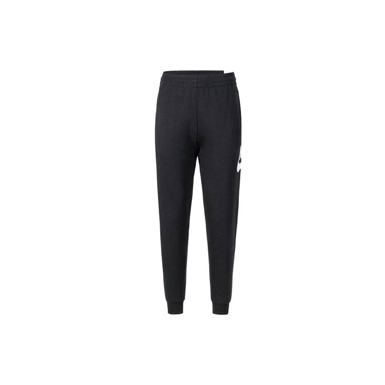 Nike Kids  Knitted Sports Pants Letter Logo Print Fleece Warm Kids Bottoms Black FD2995010