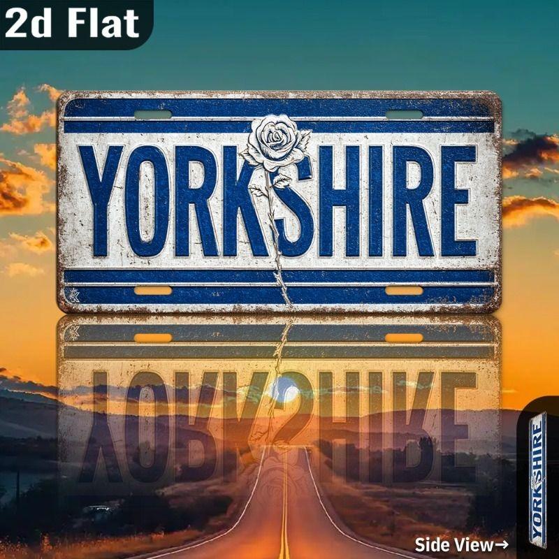 Souvenir Metal License Plate, Custom Auto Sign 15x30cm