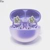 Fivela de Diamante para Fone de Ouvido FreeClip, Decoração de Clipe de Orelha para Fone de Ouvido, Acessórios de Floco de Neve, Brincos Femininos de Luxo Leve e Alto Nível, Acessórios de Orelha