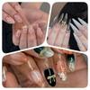 24-Grid Gold Bowknot Nail Art Accessories