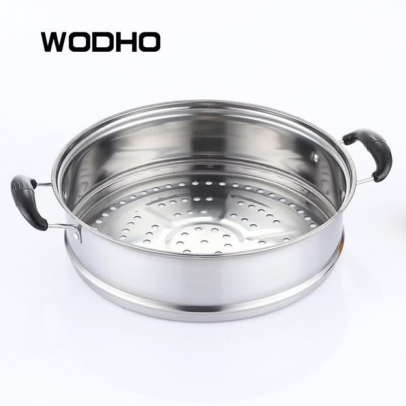WODHO 28CM Double-Layer Multi-Function Steamer Pot