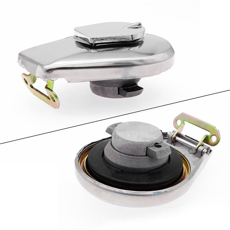 Motorcycle Gas Fuel Tank Cap Lock Aluminum With 2 Keys For Honda VF750C VF750 VT500C VT700C VT750C VT800C CB250 CB750 Nighthawk