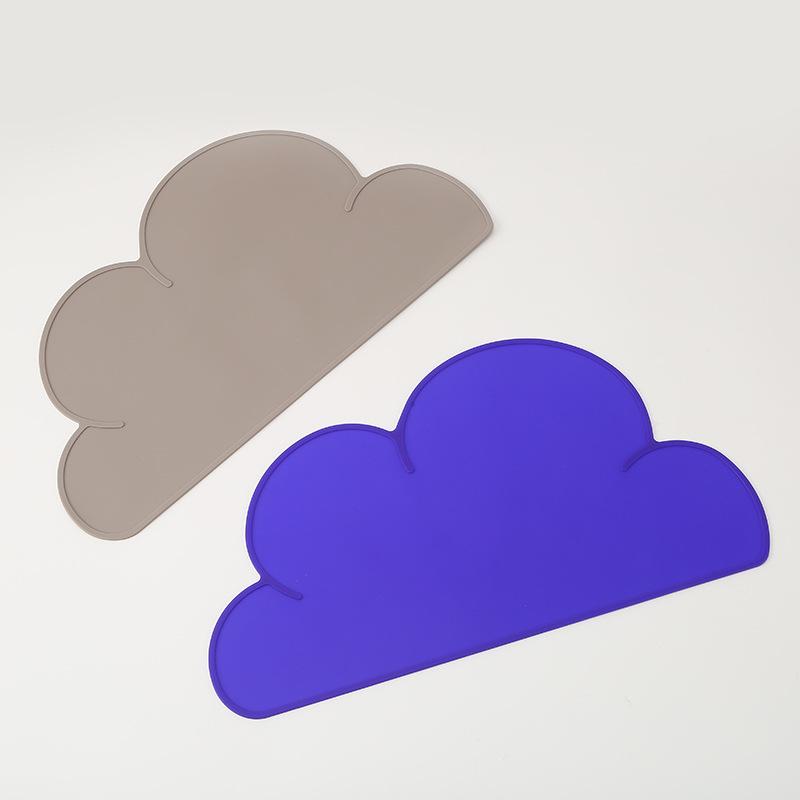 Silicone Cloud Table Mat - Food-Grade & Heat-Resistant for Kids